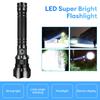 High Power LED Flashlight Super Bright Lantern Zoom Tactical Torch USB Rechargeable Powerful Hand Lamp Camping Outdoor Fishing