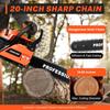 Upgrade 58cc Gas Chainsaw 20 Inch 2-Stroke Gas Powered Chainsaw Air-Cooled Gas Chain Saw Handheld Gasoline Chain Saw for Wood Cutting