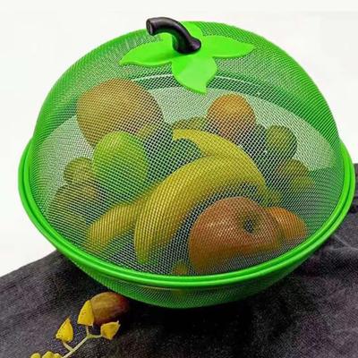 Fruit Bowl Vegetable Basket 24/28cm Metal Mesh Bowl for Washing Fruits Vegetables