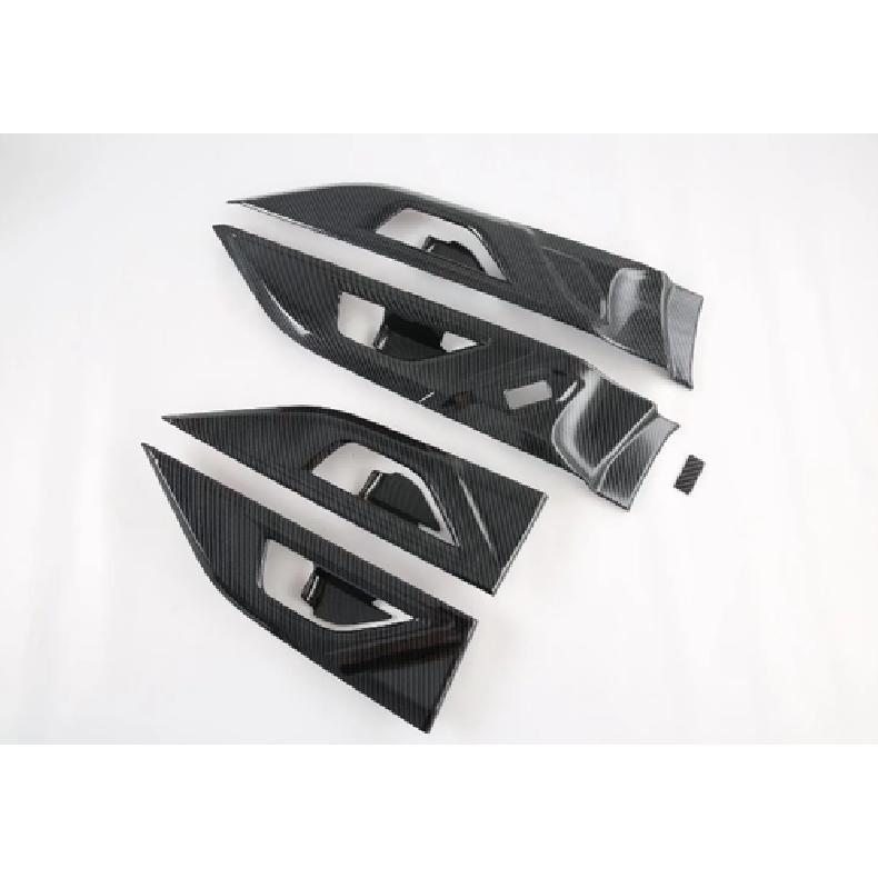 4 Car Interior Handle Decorative Strip Carbon Fiber For Subaru Outback -