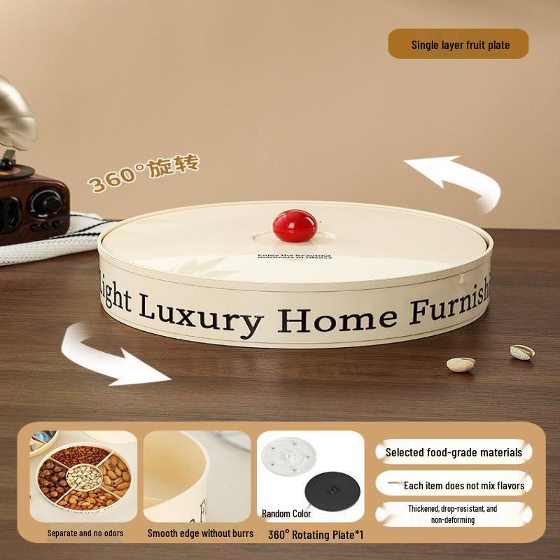 Zhuchuang Jingpin Rotatable Snack Serving Tray