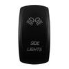 1 Pc Dual WHITE Led Rocker Toggle Switch 5/7P SPST DPDT ON-OFF ON-OFF-ON Switch for Car Boat RV Marine Vehicle Car Tuning Part Switches4