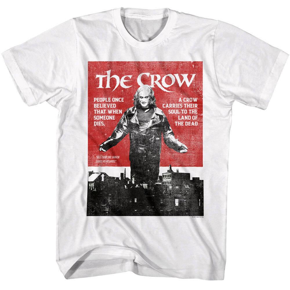 The Crow Movie Poster Men T Shirt Horror Fantasy Brandon Lee Death Film XXXXL
