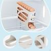 Egg Holder for Fridge 4 Tier Eggs Roller Organizer Auto Rolling Container Cabinet