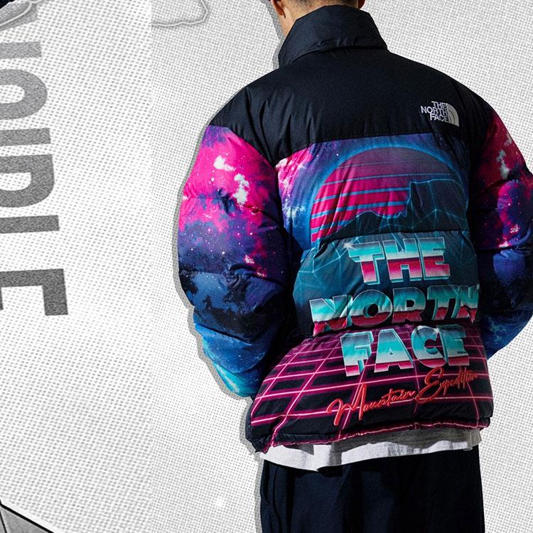 The North Face X Invincible Down Jacket Men's Neon NF0A7QVS-YE1