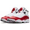Jordan 6 Anillos Blanco Rojo Universitario 322992-120