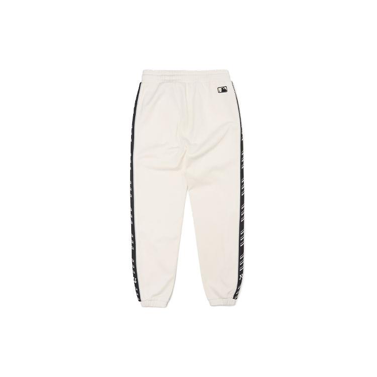 New MLB Knitted Sweatpants Unisex Cream 3ATPS0221-50CRS