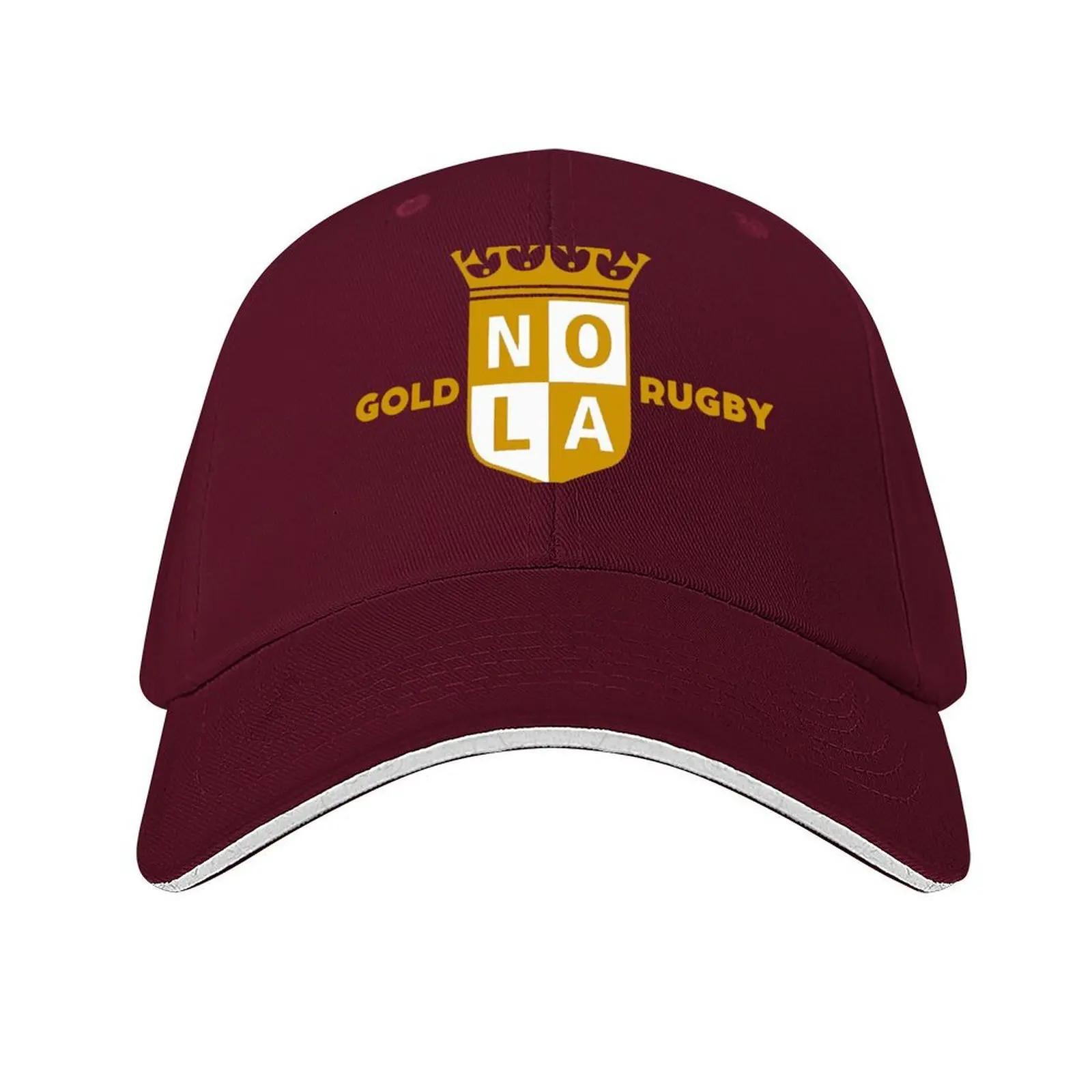 NOLA Gold Rugby Baseball Cap Funny hats New In Hat custom caps Trucker Cap Women s Beach Unisex s