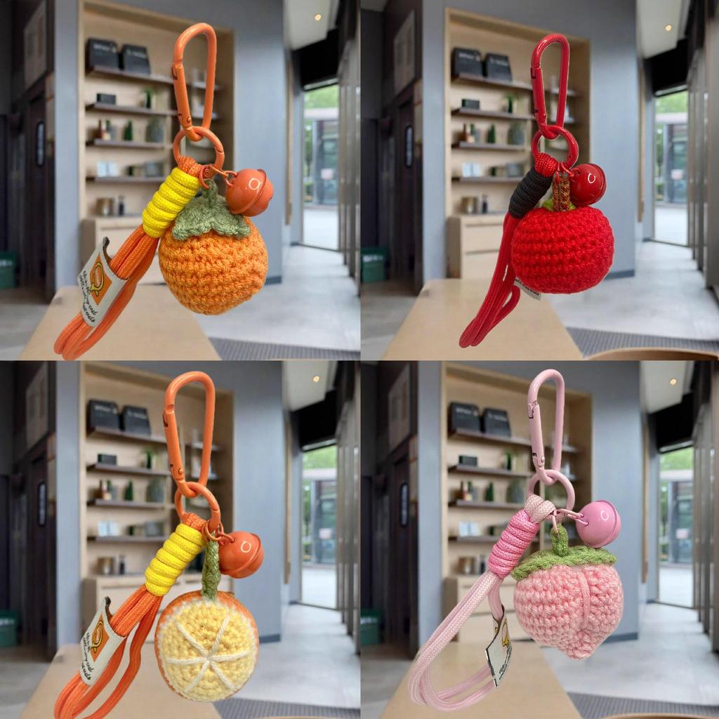 Bright Future Crochet Keychain - Handmade Bag Decoration for Teacher's Day