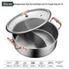 ZMR 30cm Dual-Flavor Stainless Steel Hot Pot