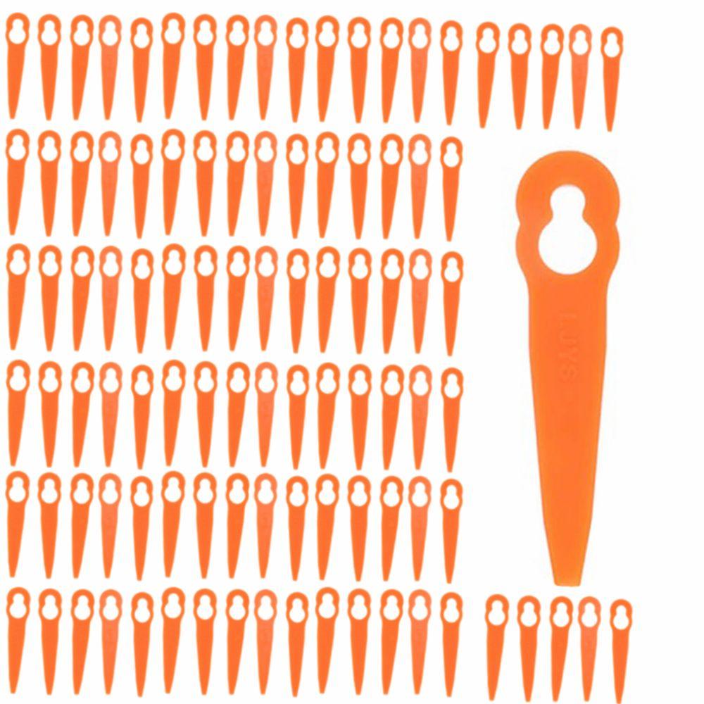 100PCS Snap-In Installation Replacement Trimmer Blades for Stihl Polycut 2-2 3-2