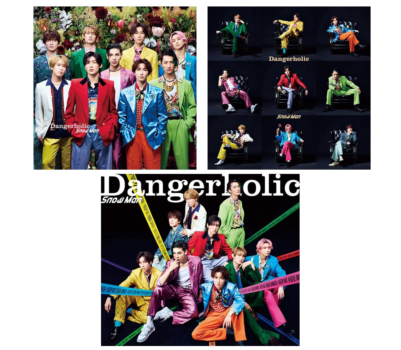 

Bonus Dangerholic Set with Press Edition A with DVD First Press Edition B with DVD Standard Business Card Set Snow Holic Clear File KEEP OUT Masking
