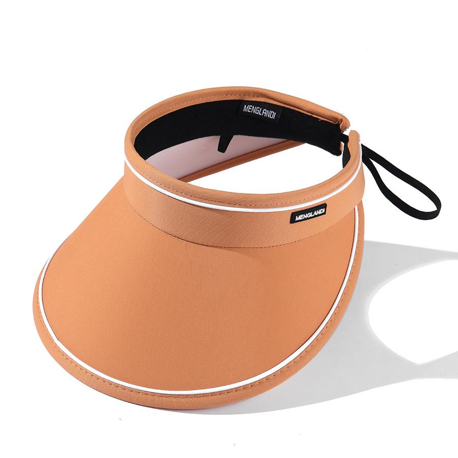 Chapéu de sol vazio de verão para mulheres, chapéu de aba larga, chapéu de praia anti-ultravioleta, chapéu para meninas, bonés femininos, proteção UV, chapéus de sol