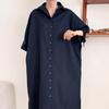 New Arrivals Open Run Toiny Long Dress Shirt Cover Loose Fit Oversized