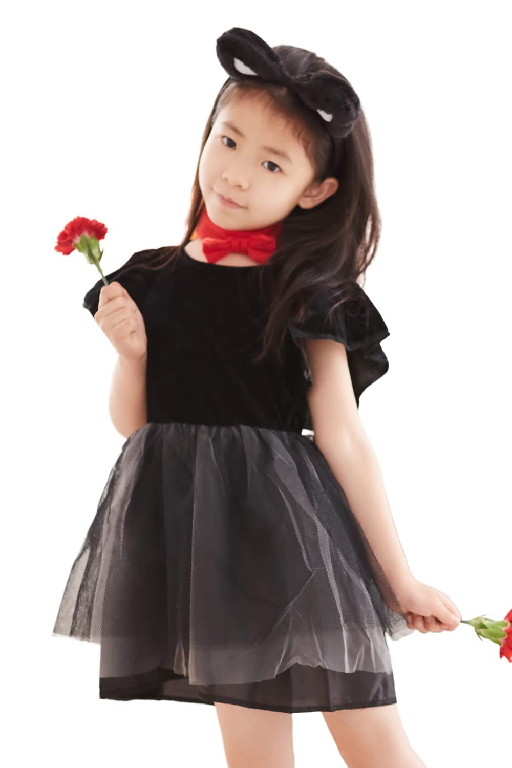 

Halloween Cosplay Black [Bright Lala] Costume, Children, Cat, Cat, Costume, Girls, Kids, Cosplay, Children s Costume, kidscos04-BK-130
