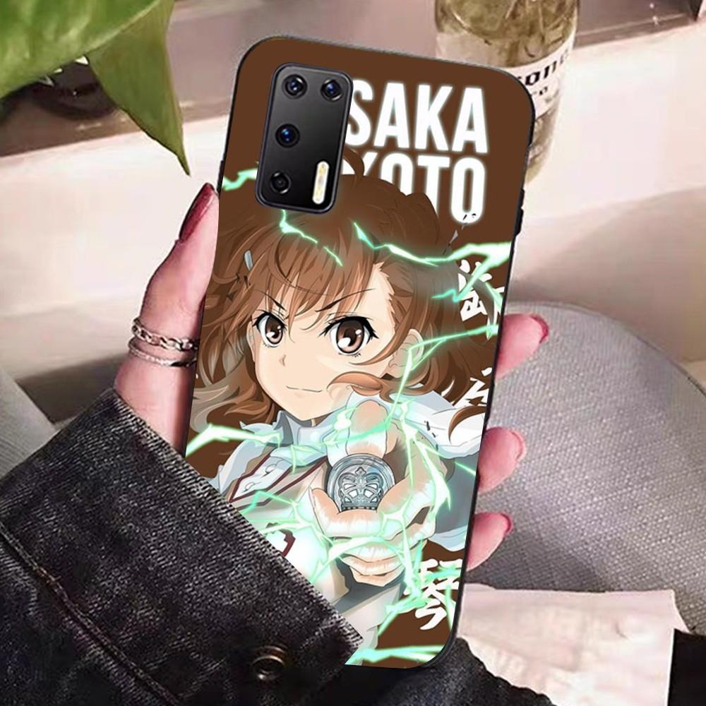 Anime M-Misaka Mikoto Cute Phone Case For Huawei P 8 9 10 20 30 40 50 Pro Lite Psmart Honor 10 Lite 70 Mate 20lite