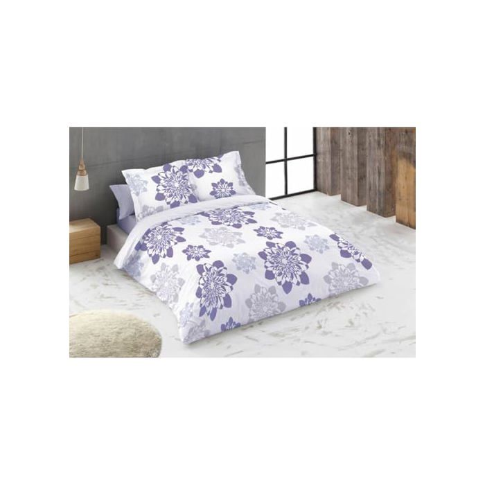 Parure de lit 3 pièces - Hosteline - Multicolore - 38x28x4 cm - Pour lit de 150 cm