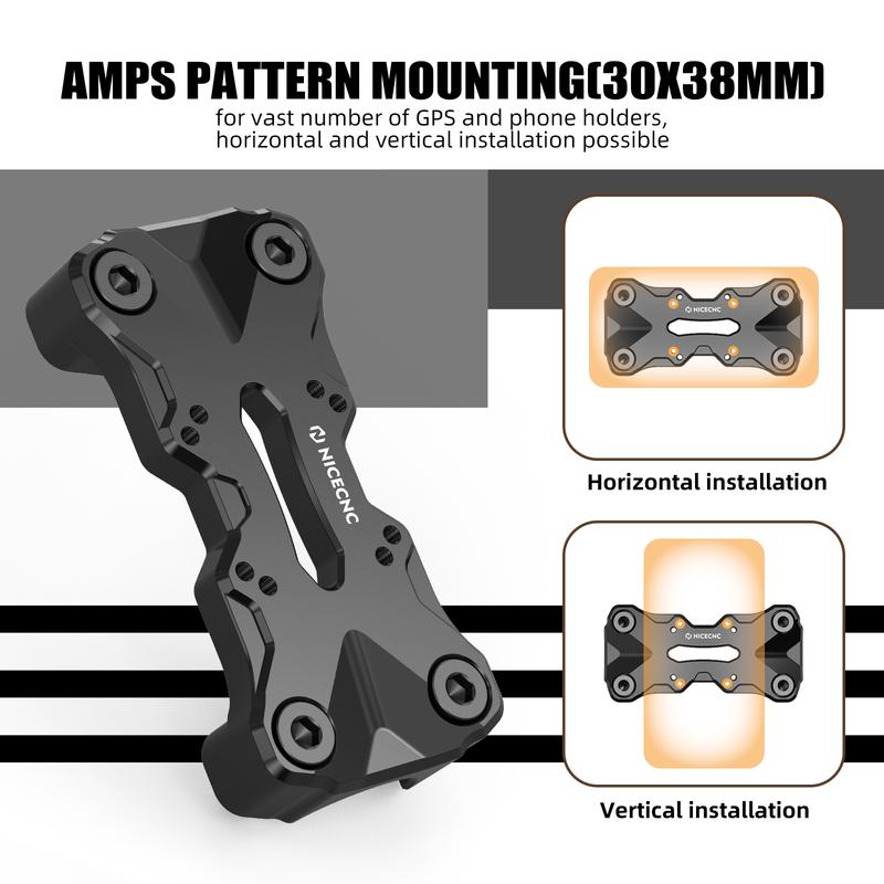 For Yamaha Tenere 700 T700 XTZ700 2019-2024 Handlebar Top Clamp With AMPS Pattern T7 Rally Edition 2020-2024 World Raid 2022