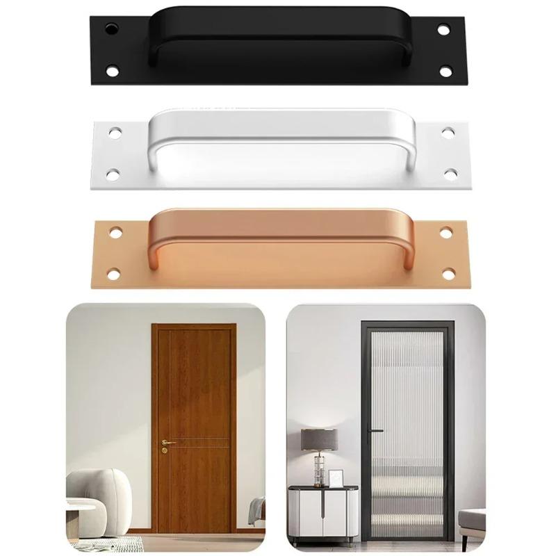 1 Stück Türgriff Aluminiumlegierung Fenster Schrank Balkon Schiebetürgriff Kleiderschrank Möbelbeschläge Heimwerker