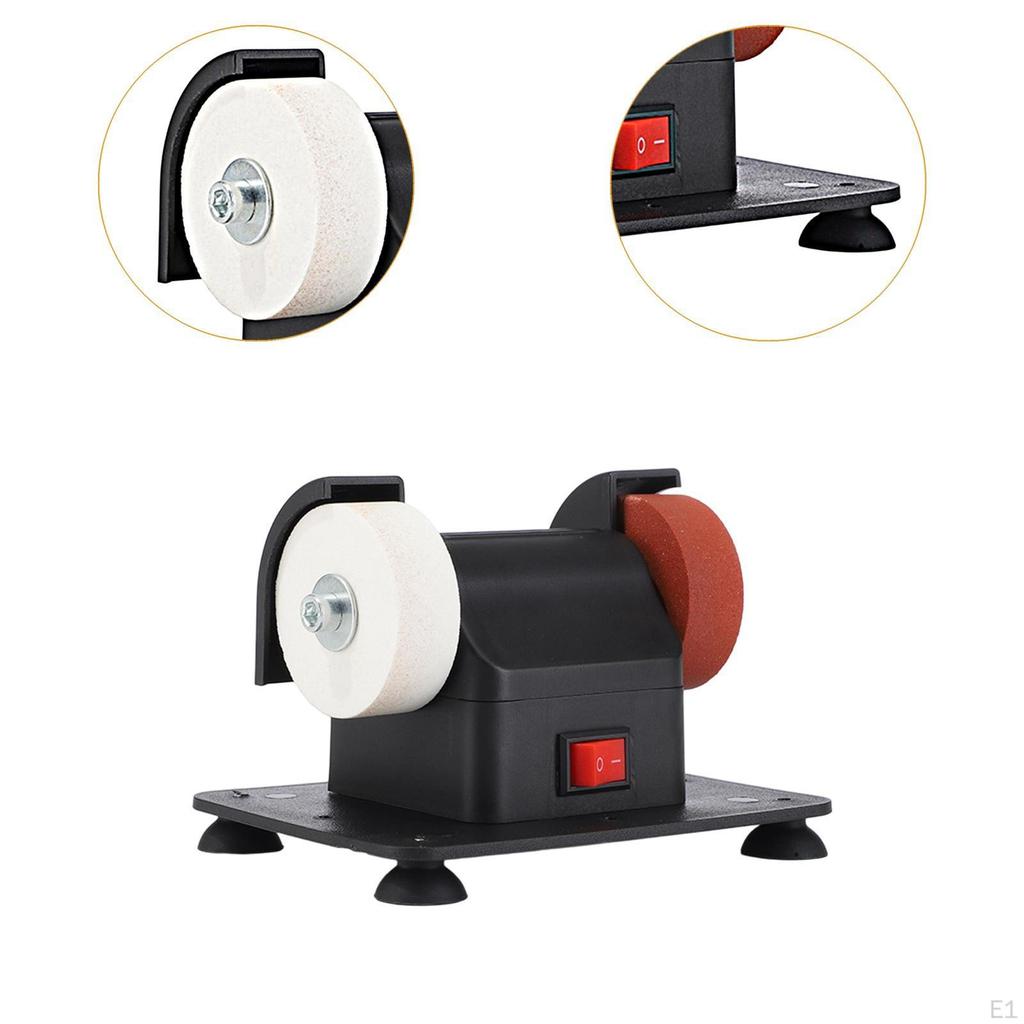 Mini Bench Grind Black Professional Accessories Supplies Benchtop Sander Grinding Machine for Metal
