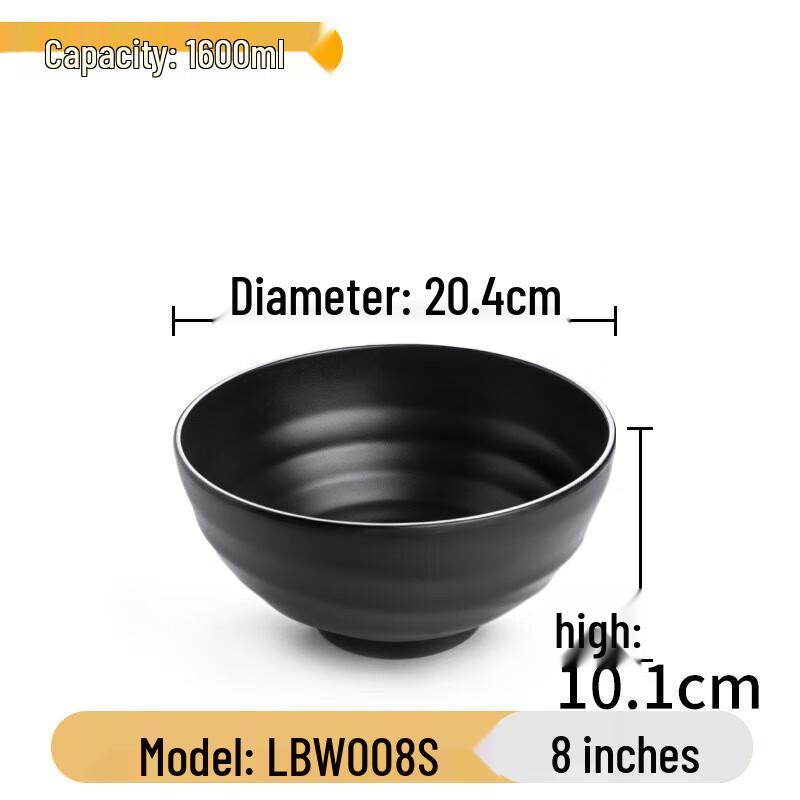 Japanese Style Melamine Ramen Bowl Set