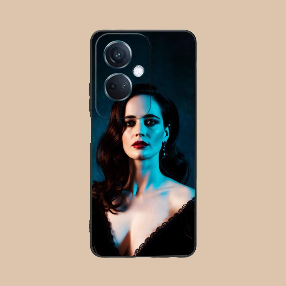 Eva Green Matte TPU Mobile Phone Case for OPPO Reno 14 13 12 11 10 9 8 7 6 5 F T Pro 5G Colorful Printing Cover