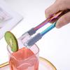 304 Stainless Steel Ice Tongs with Silicone Head Non-slip Creative Gilded Food Ice Tongs