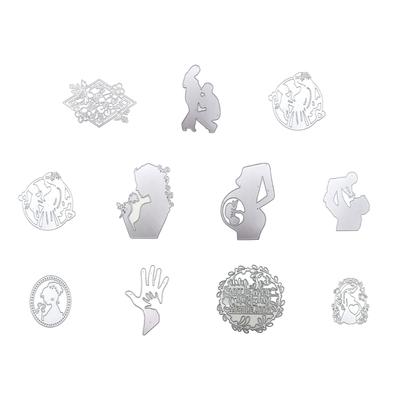 Vatertag Metall Stanzformen Muttertag Stanzformen Zuschnitt für DIY Foto Scrapbooking Karte Album Schablonen Prägeformen