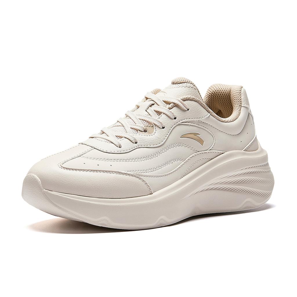 Anta Wave Vielseitige Mode Dicke Sohle Höhenvergrößernd Wasserabweisend Weicher Boden Bequeme Low Top Freizeitschuhe Damen Freizeitschuhe 922548887-2