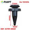 Fits 10pcs OE# 55799-28010 Mudguard Liner Retaining Ring Clamp for Toyota.