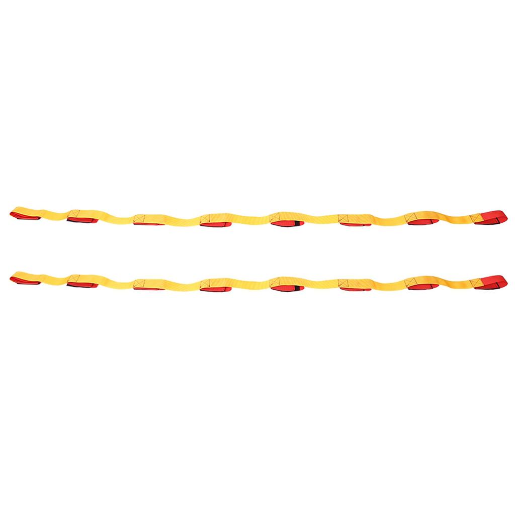 2PCS 3 5 8 Person Fastening Tape Outdoor Team Games Training Props(8 Person)