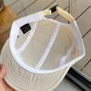 Vintage Short Brim 5 Panel Cap Quick Dry Embroidered Baseball Cap Sun Protection Adjustable Sports Running Cap Women Men