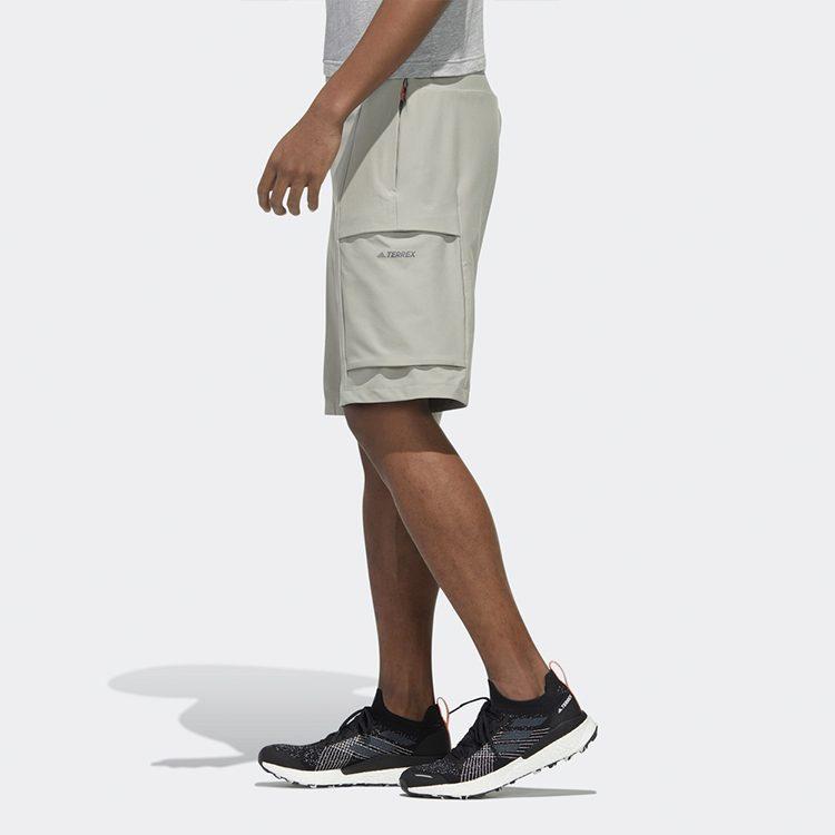 adidas Casual Shorts Men's Leather Gray Moderate FN0787
