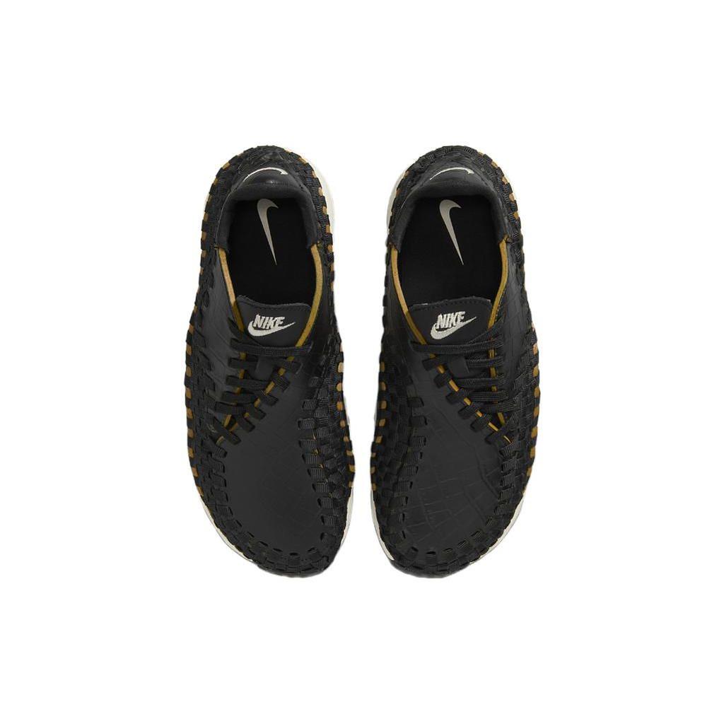 Nike Air Footscape Woven Černé Krokodýlí Dámské Tenisky Bledě-Slonovinové Pouštně-Okrové FQ8129-010