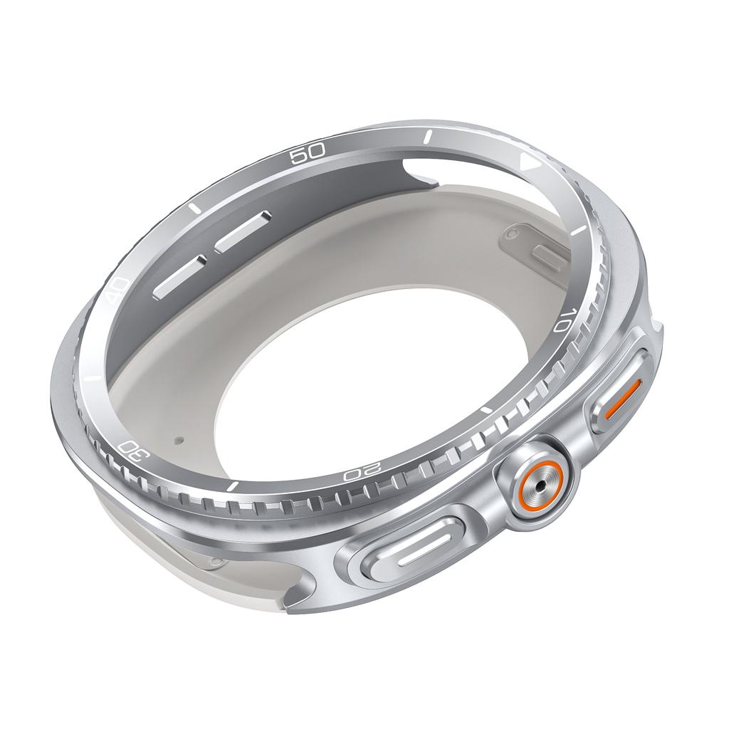 Accessori Custodia in Metallo per Samsung Galaxy Watch 8 40mm 44mm Copertura Protettiva Per Galaxy Watch 8 Aggiornamento a 8 Classic Telaio Rigido