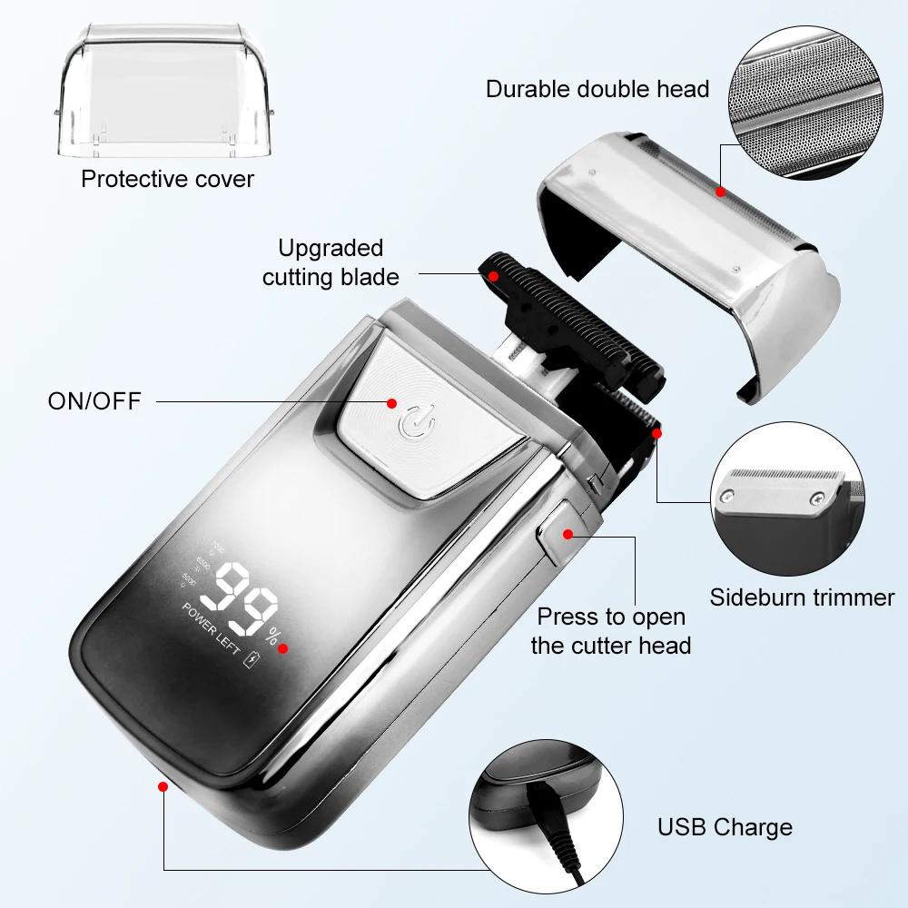 Hair Trimmer Professional new hair trimming set Clipper Cordless Barber Rechargeable Hair Cutting Machine Metal Trimmer for Men
