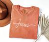 Comfort Colors® Jesus Cross Sweatshirt, Religious Christ Jesus Shirt, Christian Prayer T-Shirt, Gift for Prayer, Grace Shirt, Jesus Love Tee
