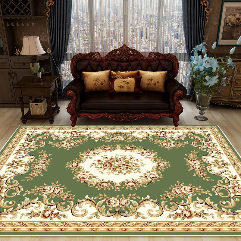 European Style Luxury Large Carpet In The Living Room Home Decor Non-slip Mat for Kids Machine Washable Area Rugs Lounge Office