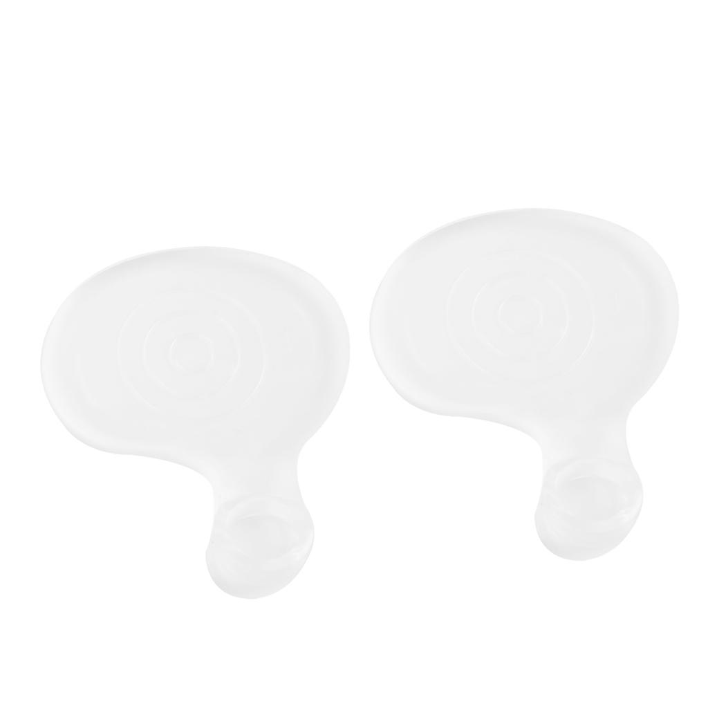 2pcs Unisex Silicone Forefoot Relieve Pain Correction Shock Absorption Insoles Cushion S