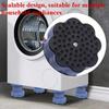 Universal Adjustable Height Washing Machine Foot Pads Anti Vibration Refrigerator Base Fixed Non-Slip Pad Support Stands