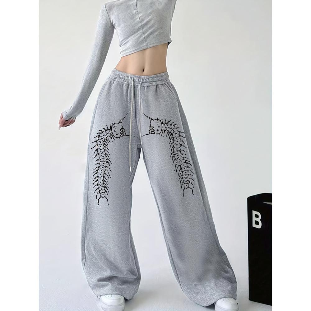High Street Hip Hop Trend Casual Pants Men's Summer New Loose Niche Straight Versatile Long Pants