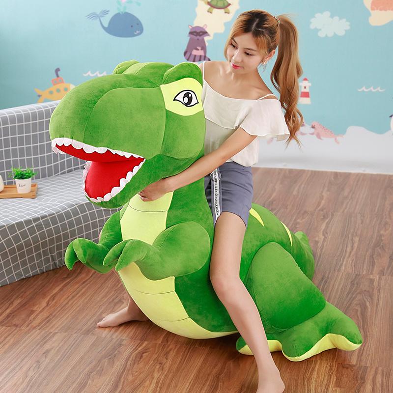 Nový príchod 45-90CM Kreslený Dinosaurus Plyšové Hračky Tyrannosaurus Bábika Roztomilé Vypchaté Zvieratká Deti Deti Narodeninové Darčeky