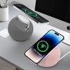 Magnetic Silicone Wireless Charger & Phone Holder for iPhone - 15W Fast Charging Dock