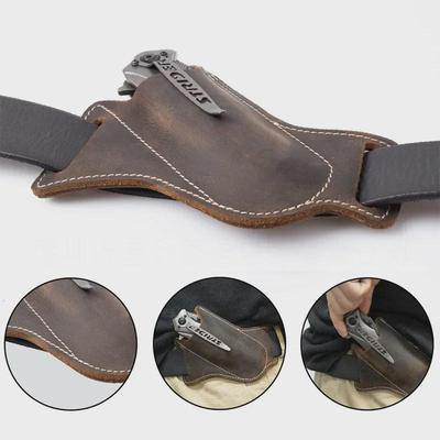 סט כלי הישרדות טקטי EDC לשימוש חוץ: סכין מתקפלת, נדן ותיק מותניים