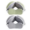 Travel Neck Pillow 2 In 1 Eye Mask Pillow Foldable Multifunctional Travel Pillow Light-blocking With Storage Hook Neck Pillows
