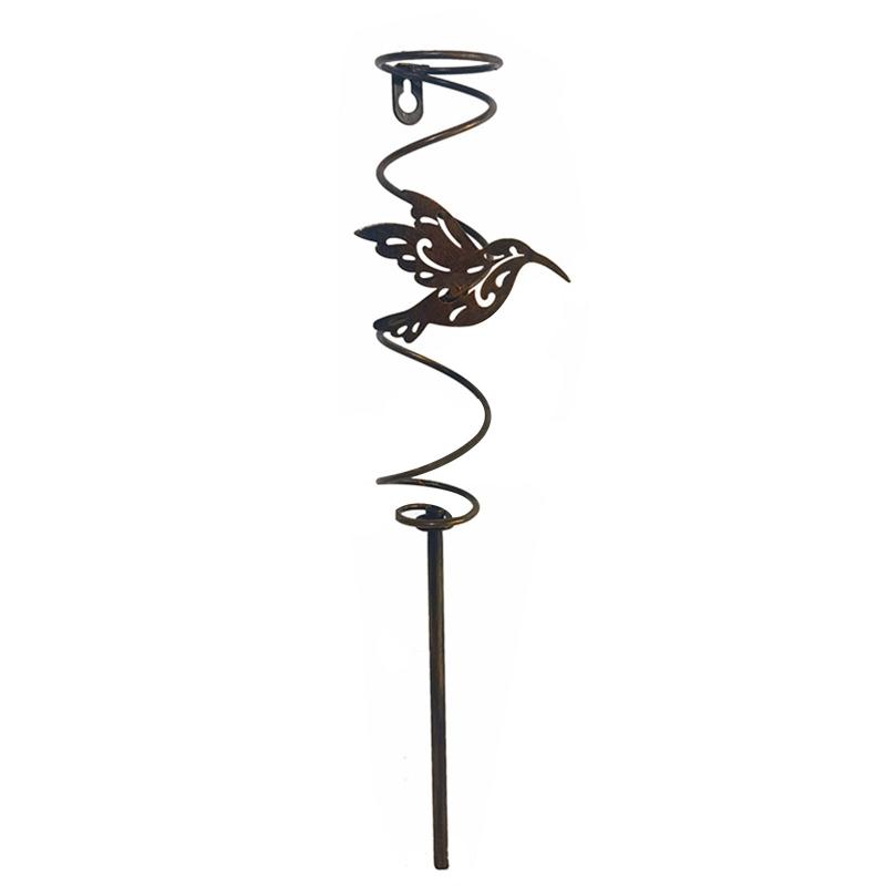 17.72inch Durable Metal Rain Gauge Bird Gauges with Easy-to-Read Glass Tubes Unique Design 9.2 Oz Capacity Gauge