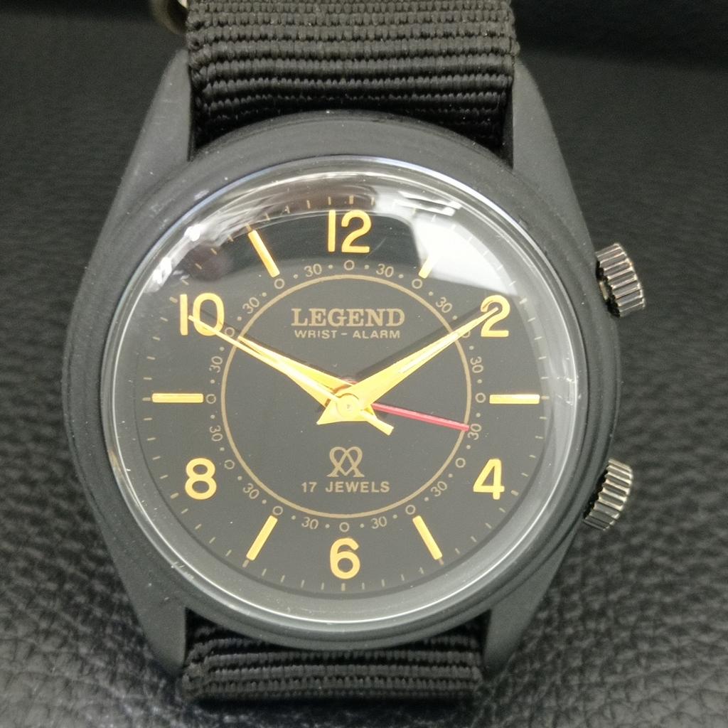 REFURBISHED VINTAGE LEGEND HAND-WINDING SWISS MENS ALARM WATCH A707519-1