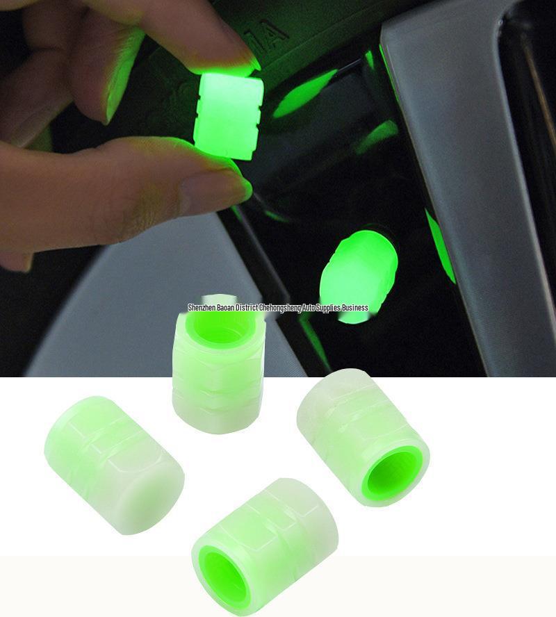 Luminous Valve Caps for Cars, Motorcycles, and Electric Vehicles