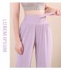 Damen Schnelltrocknende High Waist Loose Fit Yoga- & Fitness-Schweißhose