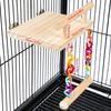 E15D Parrots Perch Stand Bird Hammock Cage Swing Chewing Rack Toy Stand Playstand